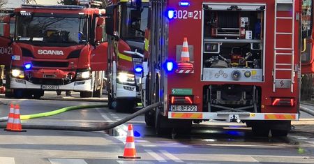 Pożar strzelnicy w Warszawie. Zginęły cztery osoby