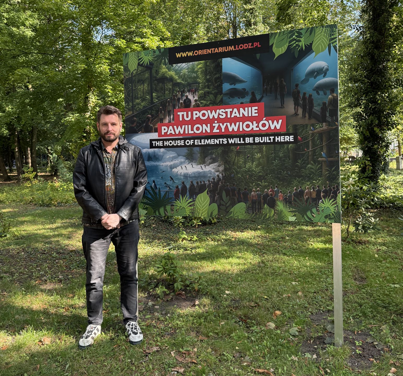 Michał Gołędowski, dyrektor ds. hodowli i rozwoju łódzkiego zoo