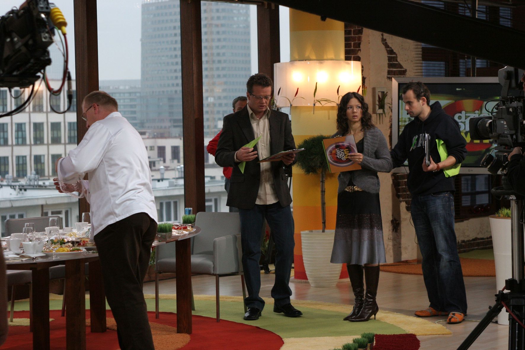 Marcin Meller i Kinga Rusin