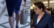 Ewa Kopacz w Sejmie: "Nie mam słabości do torebek"