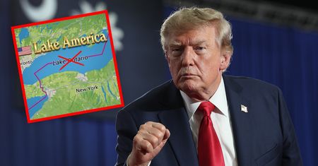 Trump znów zmienia mapę. Chce "przemianować" jezioro