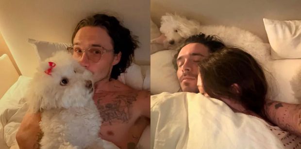 Brooklyn Beckham opublikował INTYMNE zdjęcie z ŁÓŻKA z Nicolą Peltz. Odważnie? (FOTO)
