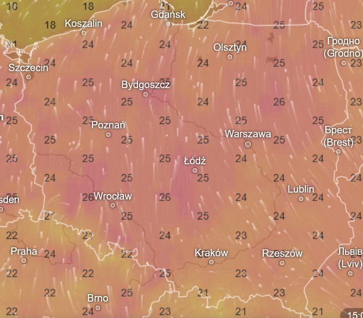 Prognoza pogody na środę