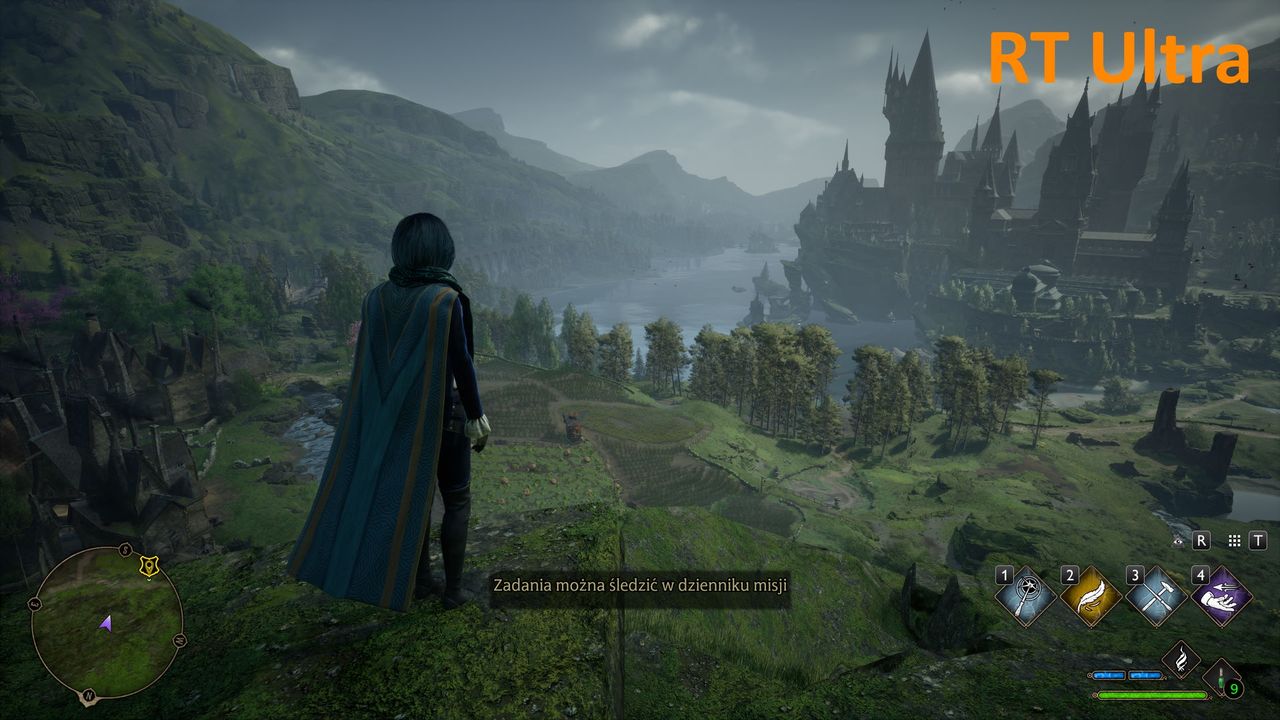 Hogwarts Legacy - RT cienie - ustawienia  ultra