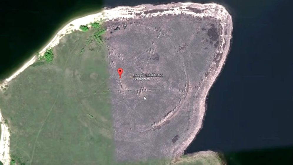 Mapy Google. Kazachstan.