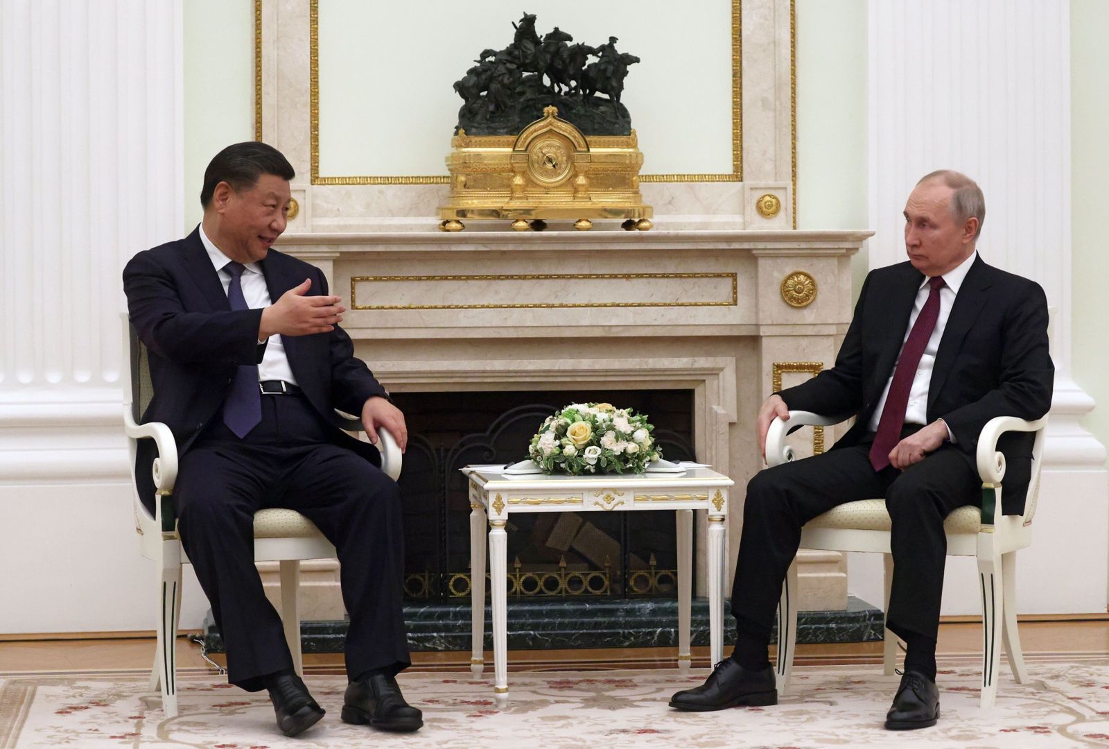 Xi Jinping i Władimir Putin