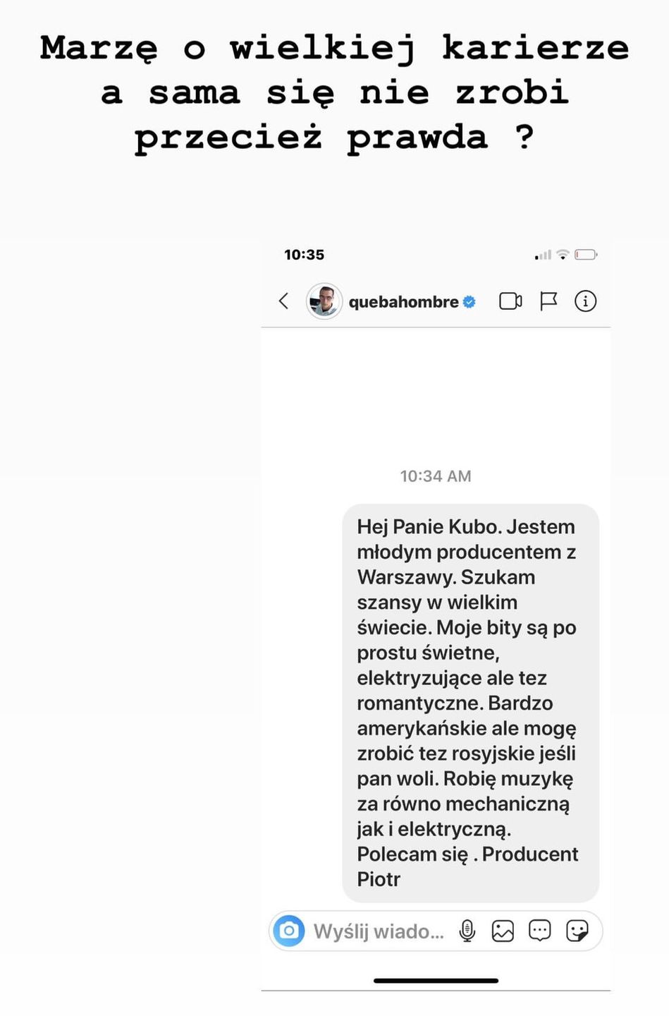 Wpisy KaCeZeta na Instagramie