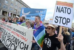 &quot;Pieniądze dla głodnych, nie na czołgi!&quot; Antynatowski protest w stolicy