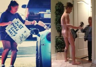 Bieber daje pieniądze bezdomnej kobiecie i... ROBI SOBIE ZDJĘCIE!
