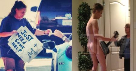 Bieber daje pieniądze bezdomnej kobiecie i... ROBI SOBIE ZDJĘCIE!