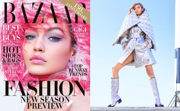 Gigi Hadid w kosmicznej sesji dla "Harper's Bazaar"