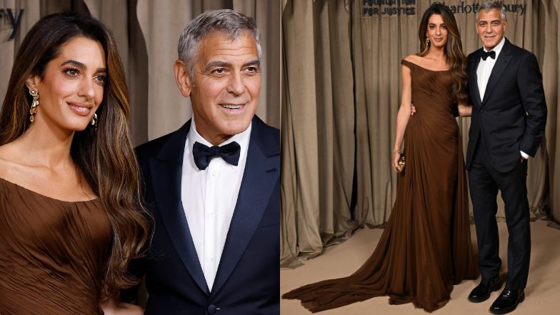 Clooney bryluje z młodszą o 17 lat żoną na gali rozdania nagród