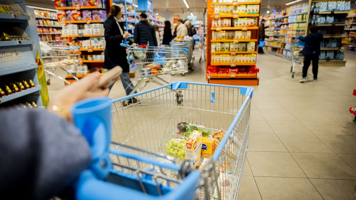 AMSTERDAM, NETHERLANDS - JANUARY 31: Shopping at grocery store Albert Heijn on January 31, 2025 in Amsterdam, Netherlands. (Photo by Patrick van Katwijk/Getty Images)