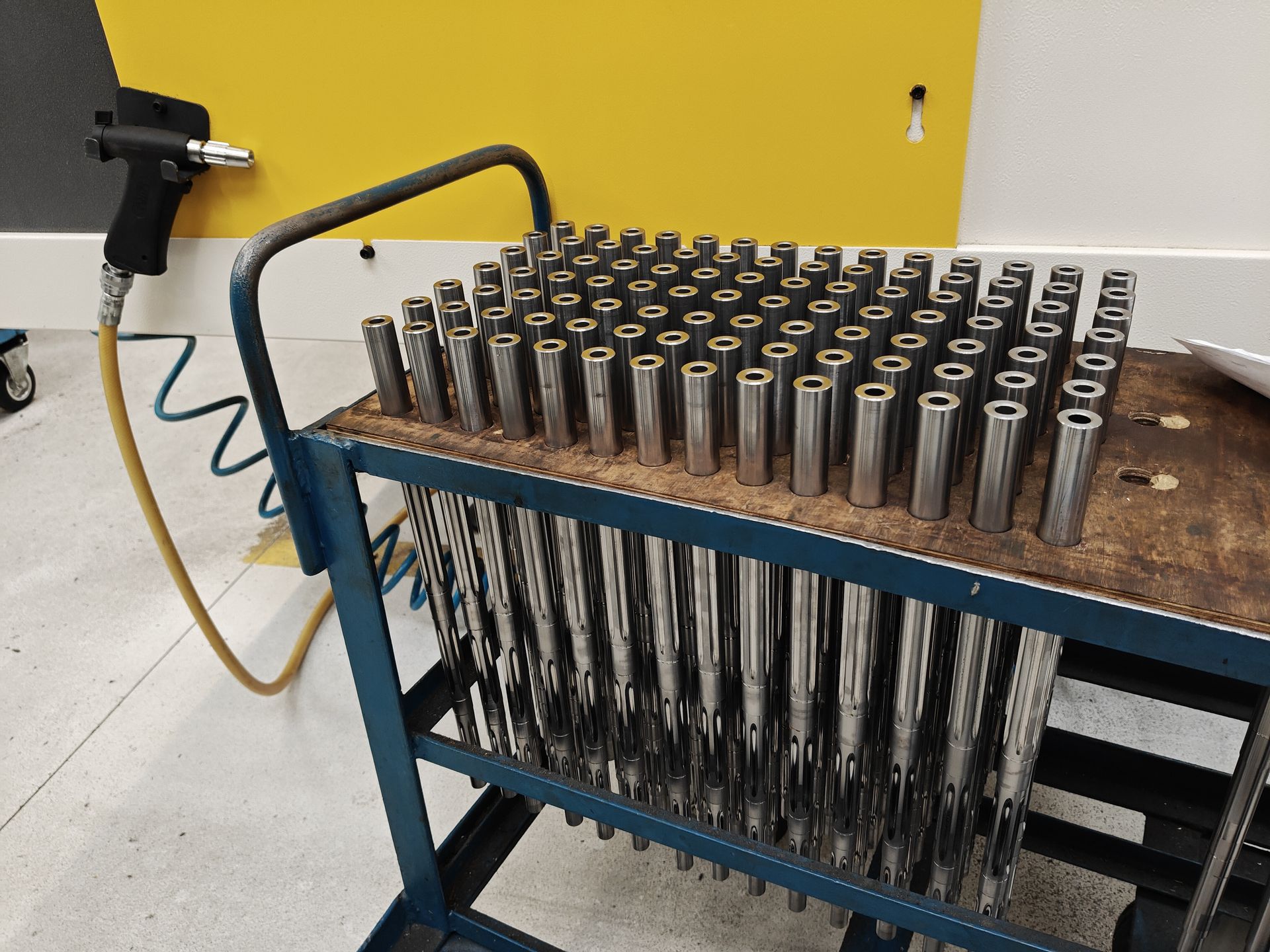 Lufy do karabinków Grot po dodatkowej obróbce.