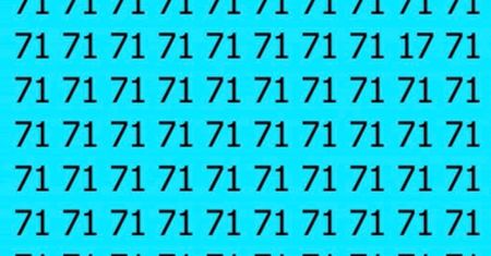 Tylko dla bystrzaków. Masz 10 sekund, by znaleźć liczbę 17