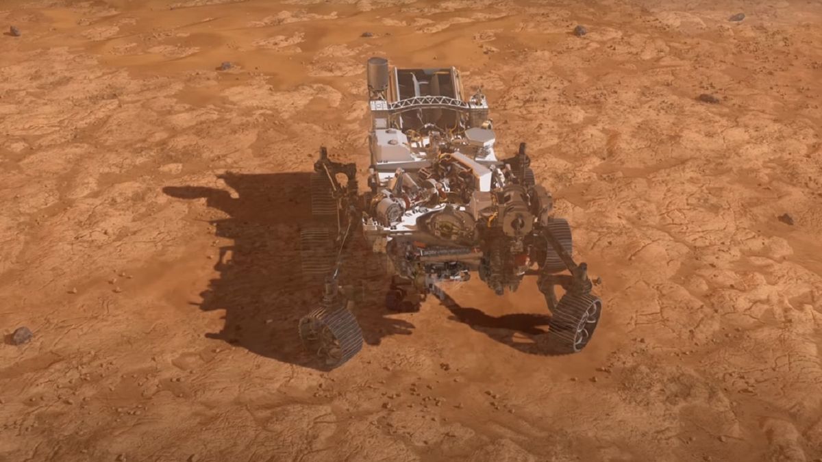 Mars. Łazik Perseverance ląduje