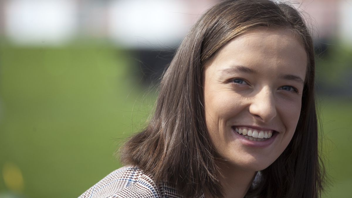 Tennis player Iga Swiatek seen in Raszyn on June 15, 2021 (Photo by Maciej Luczniewski/NurPhoto via Getty Images)