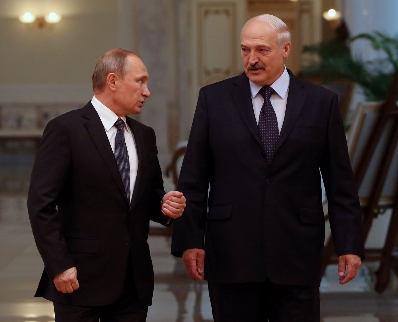 Władimir Putin i Aleksander Łukaszenko