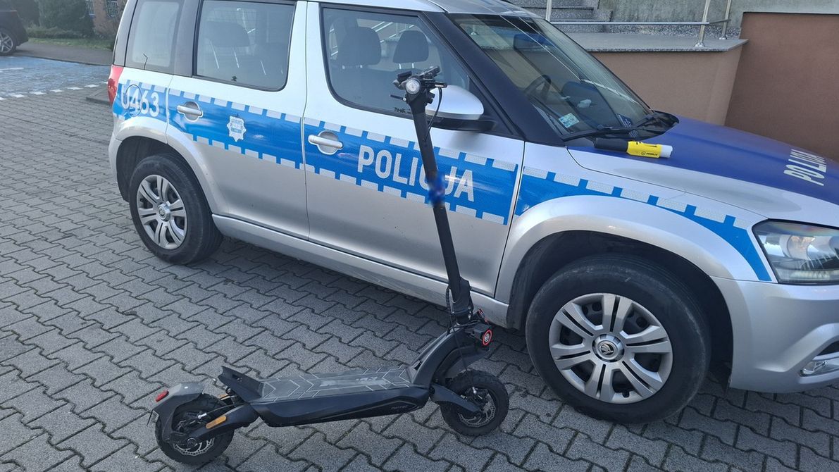 Jechał hulajnogą elektryczną. Miał 3,5 promila.