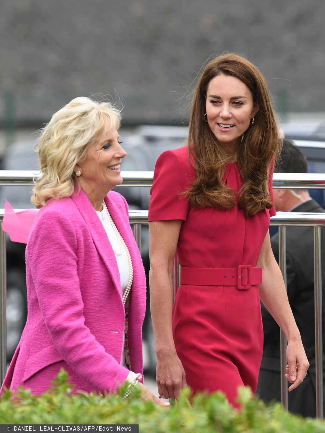 Kate Middleton i Jill Biden z wizytą w szkole podstawowej
