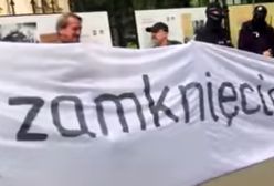 Warszawa. Protest przed Trybunałem Konstytucyjnym. Zablokowali wejście do budynku