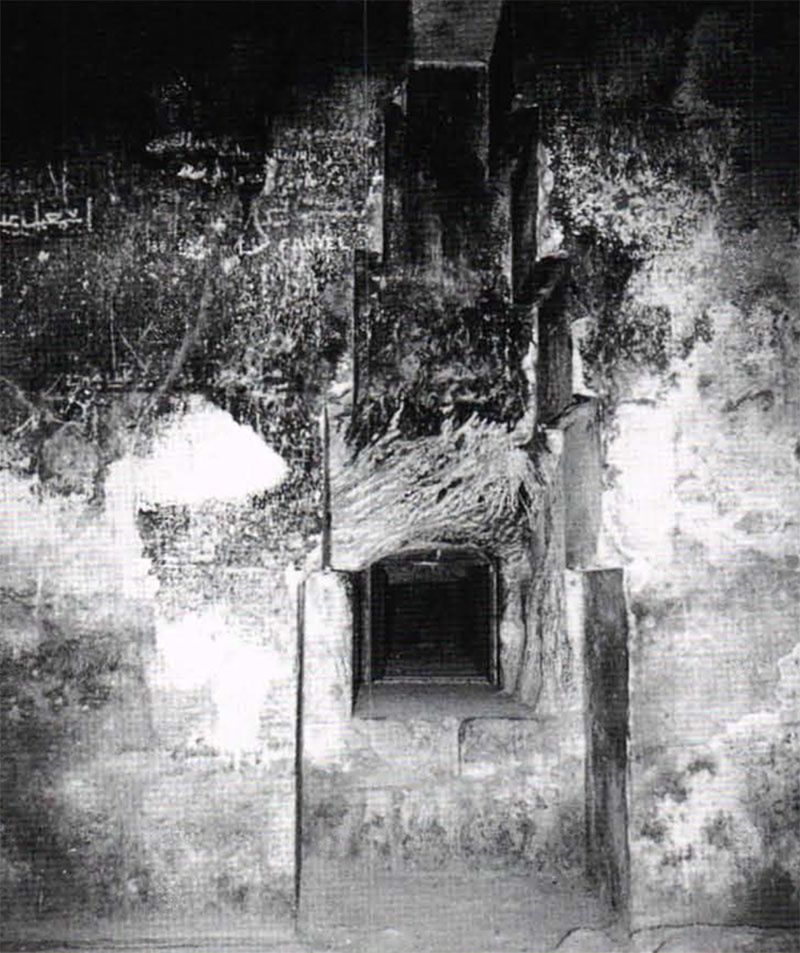 Nisza w tak zwanej komorze Królowej.