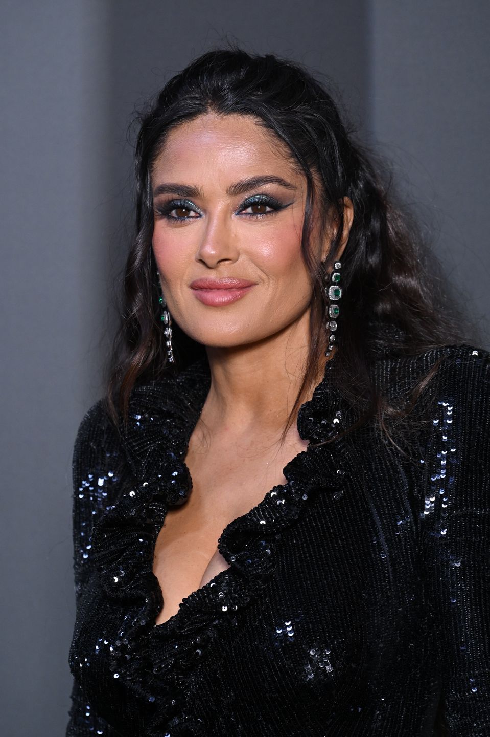 Salma Hayek pozuje w saunie