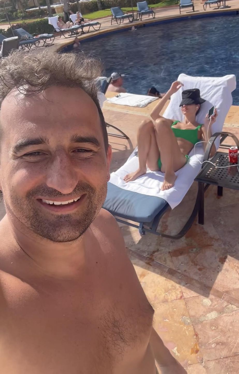 Marcela Leszczak pozuje w bikini. Michał Koterski komentuje