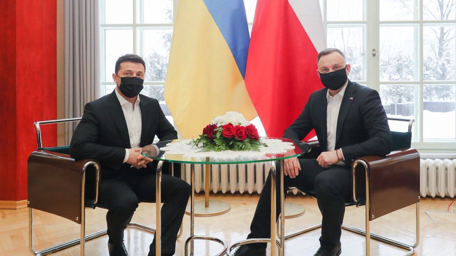 Spotkanie w Wiśle. Rozpoczęły się rozmowy Duda - Zełenski 