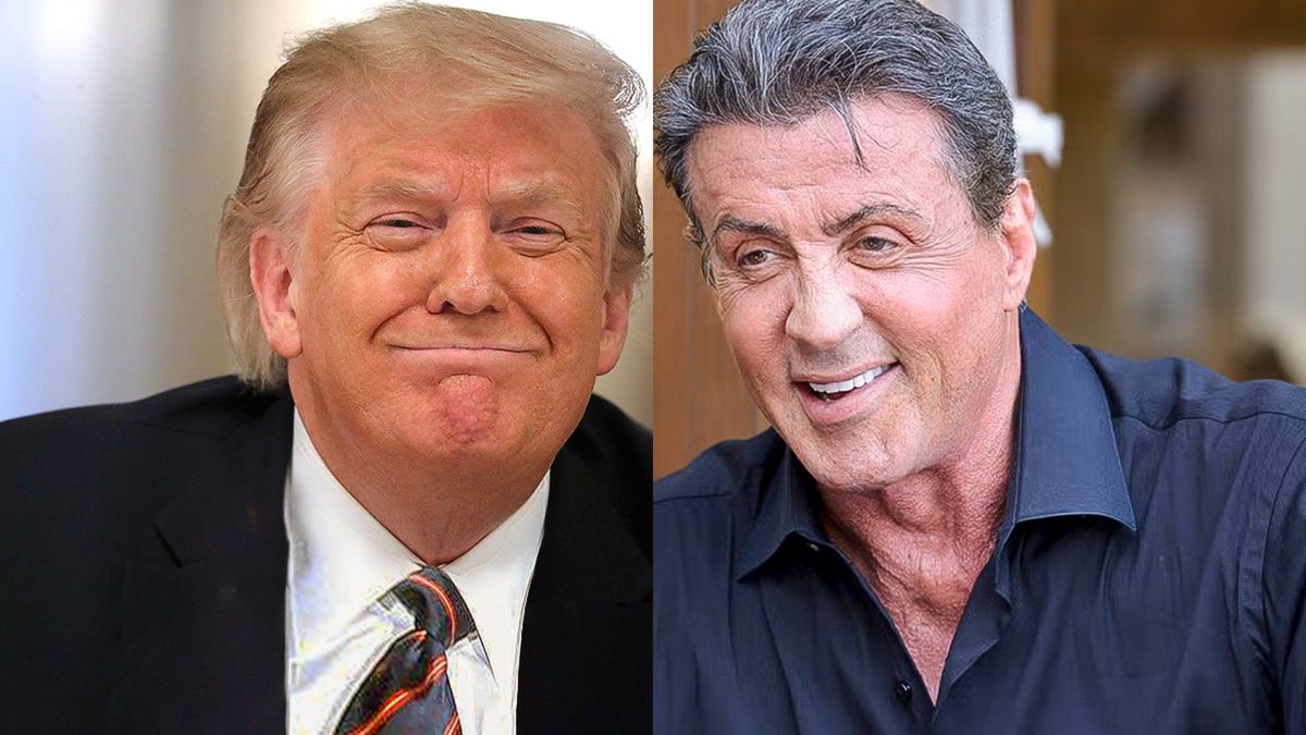 Donald Trump i Sylvester Stallone