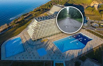 Koszmarny dojazd do "małego Dubaju". Droga jak z horroru