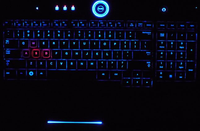 Samsung 700G7A - podświetlenie klawiatury w trybie Game Mode