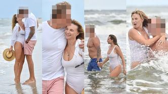 Ugodzona strzałą amora Sylwia Gliwa szaleje na plaży z nowym ukochanym (ZDJĘCIA)
