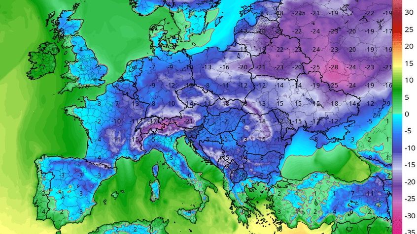 Bestia ze wschodu. IMGW potwierdza silne ochłodzenia.Atak zimy może potrwać do 25 stycznia