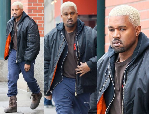 Kanye West przefarbował się na blond! Jest lepiej? (ZDJĘCIA)