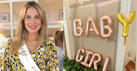Luksusowe baby shower Natalii Klimas: złote balony, tort z zimnymi ogniami i 25 przyjaciółek (FOTO)