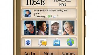 Poprawiona Nokia C3-01 ze szlachetnego kruszca 1