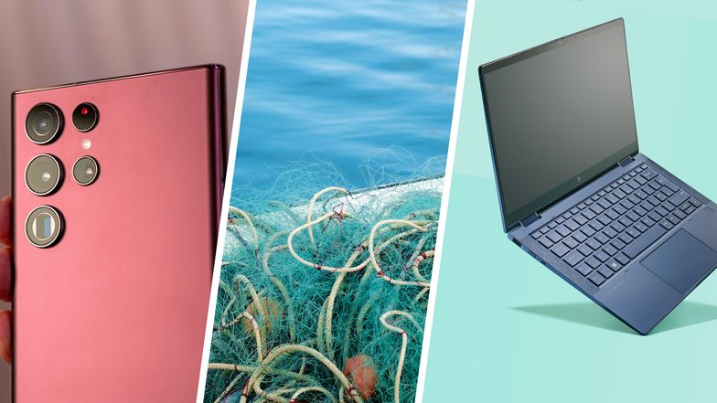 Smartfon z sieci rybackich, laptop z plastikowych butelek. Śmieci wyłowione z oceanów mają drugie życie