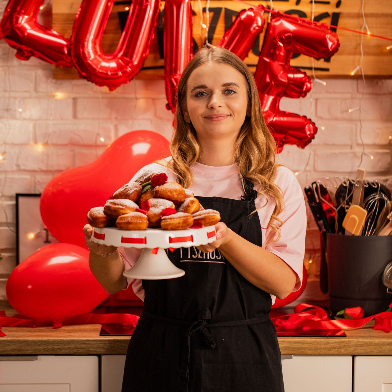 Daria testuje: walentynkowe pączki w kształcie serca