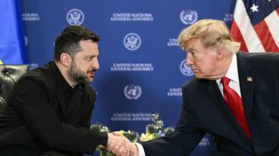 Bloomberg: Trump namawiał Zełenskiego na wyjazd do Moskwy