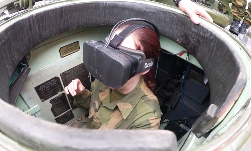 Oculus Rift w czołgu, Kinect na granicy. Gry jak wojsko? Wojsko jak gry! 2