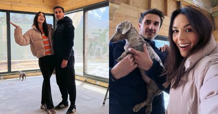 Paulina Krupińska i Sebastian Karpiel-Bułecka nadają z budowy. Pokazali wnętrza nowej GÓRALSKIEJ WILLI (ZDJĘCIA)