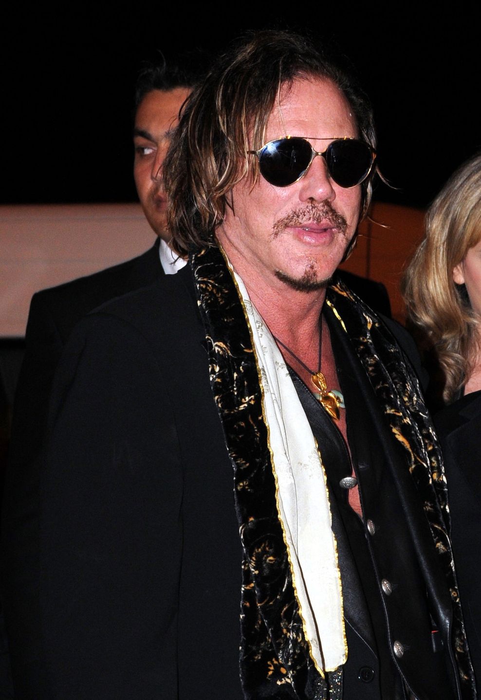 Mickey Rourke, październik 2008