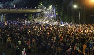 Paraliż w Tibilisi. Demonstranci zablokowali stolicę Gruzji