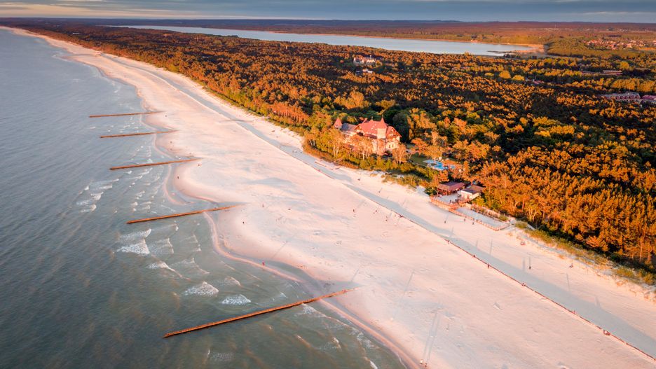łeba, polskie morze, bałtyk, plaża, morze