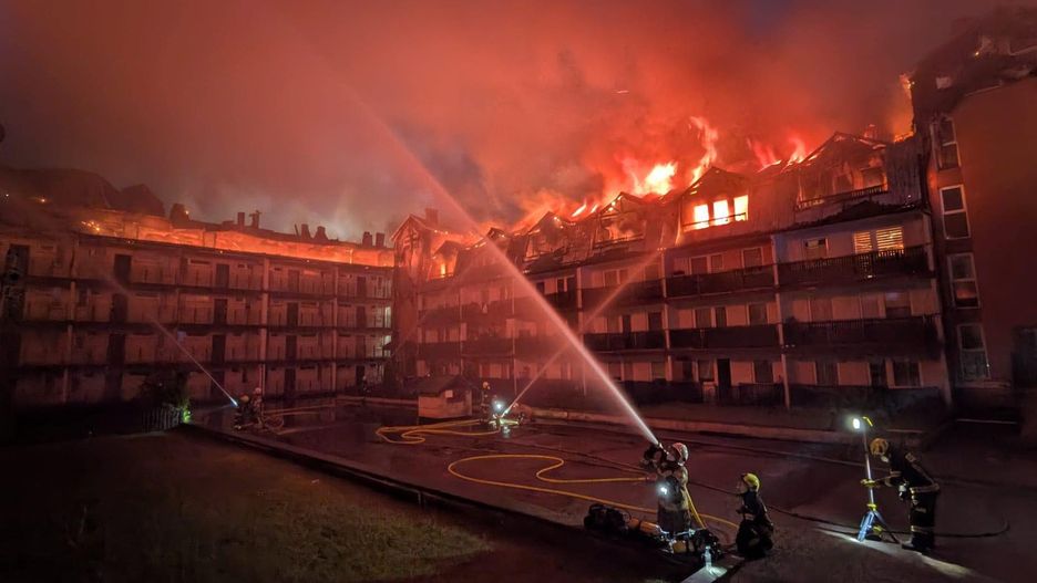 Gigantyczny pożar w podwarszawskich Ząbkach