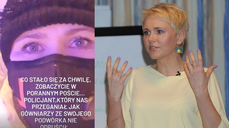 Anna Samusionek o agresywnym zachowaniu funkcjonariuszy na Strajku Kobiet