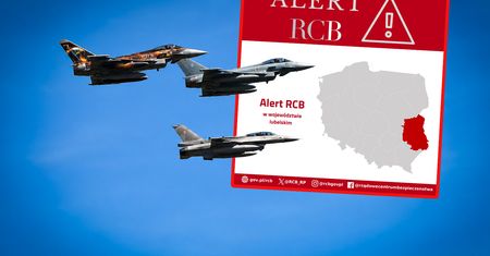 Alert RCB w woj. lubelskim odwołany. Wcześniej wojsko poderwało myśliwce