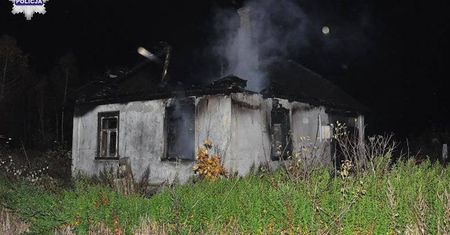 Pożar domu w Sitnie. W środku ciało 51-latka