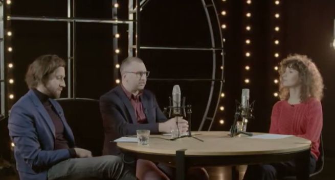 Rozmowy Michała Kempy i Wojciecha Fiedorczuka reklamują serial „Mały zgon” w Canal+ (wideo)